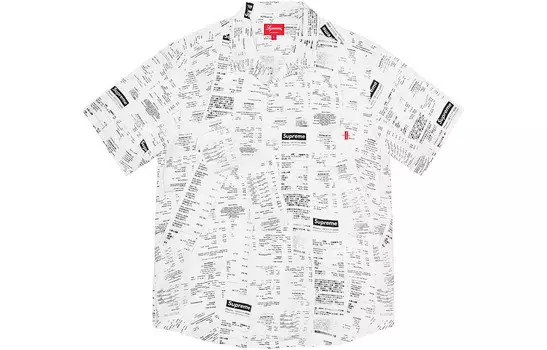 Осень/Зима 2020 Рубашка Унисекс Supreme, черный