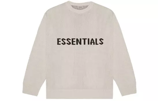 Осень-Зима 2020 Свитер Унисекс Мох Fear Of God Essentials, цвет Moss