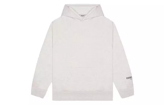 Осень/Зима 2020 Толстовка унисекс Меланжевый серый Fear Of God Essentials, цвет Heather Gray