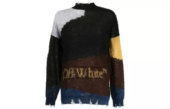 Осень-Зима 20 Свитер Мужской Многоцветный Off-White, цвет Multicolor