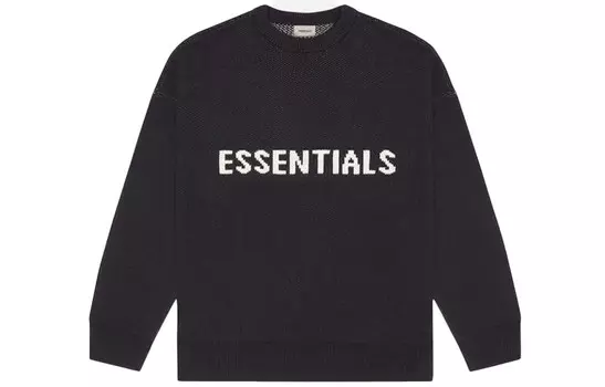Осень-Зима 20 Трикотаж Унисекс Черный Fear Of God Essentials, черный