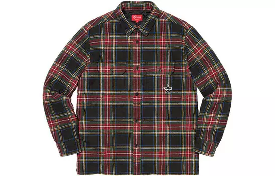 Осень/Зима 21 Рубашка унисекс Supreme, оливковый