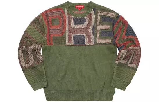 Осень/Зима 21 Свитер унисекс Supreme, белый