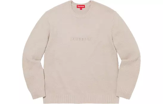 Осень/Зима 21 Свитер унисекс Supreme, коричневый