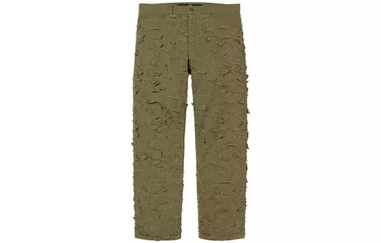 Осень-зима 22 Повседневные брюки унисекс Supreme, зеленый