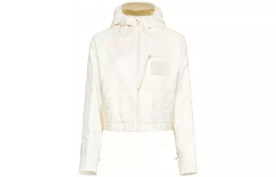 Осень-зима 23 Куртка женская Экрю FENDI, Ecru