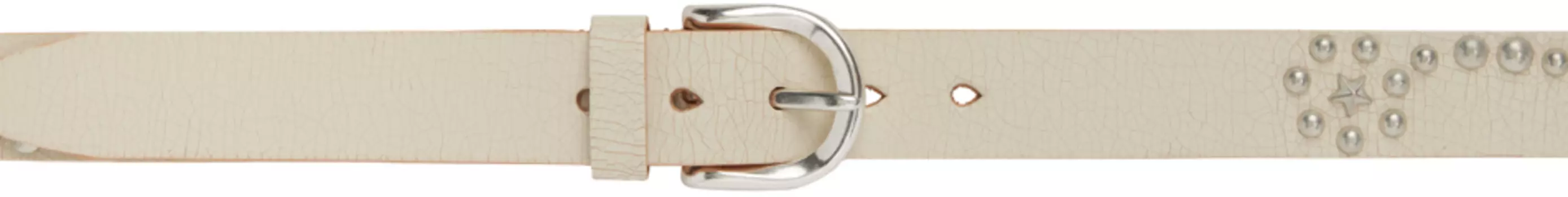 Осенний ремень Off-White со звездами Our Legacy