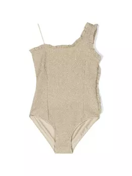 Oseree купальник с оборками, золотистый