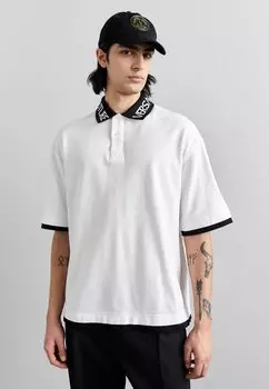 Ошейник с логотипом Versace Jeans Couture, белый