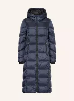 Осиновый пуховик со съемным капюшоном Reset, синий
