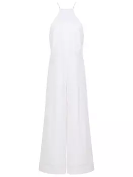 Osklen комбинезон с вырезом халтер и широкими брюками, серый