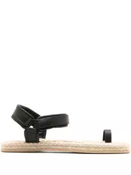 Osklen сандалии на липучках, черный