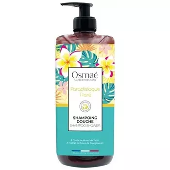 Osmae Paradise Tiare Shower Shampoo 1L 3-in-1 Care Markenlos