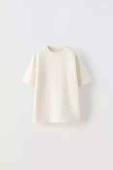 Османская футболка с этикеткой ZARA, экрю