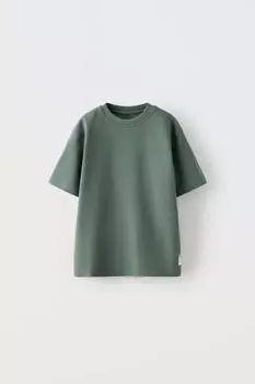 Османская футболка с этикеткой ZARA, аквамарин