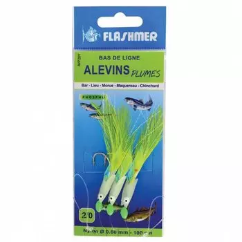 Оснастки Flashmer Alevins Plumes, желтый