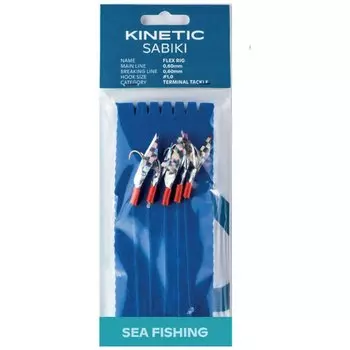 Оснастки Kinetic Sabiki Flex, разноцветный