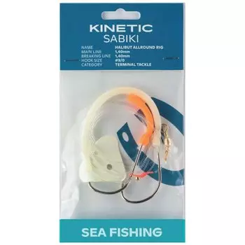 Оснастки Kinetic Sabiki Halibut Allround, разноцветный