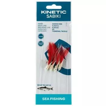 Оснастки Kinetic Sabiki Hokkai, прозрачный