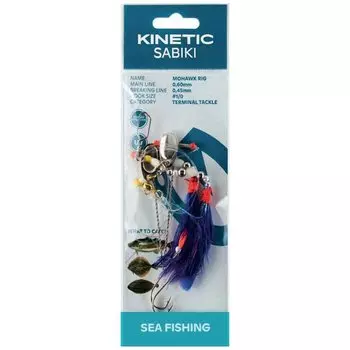 Оснастки Kinetic Sabiki Mohawk, прозрачный