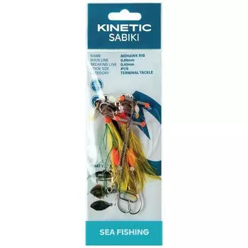 Оснастки Kinetic Sabiki Mohawk, серебряный