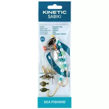 Оснастки Kinetic Sabiki Scandic, прозрачный