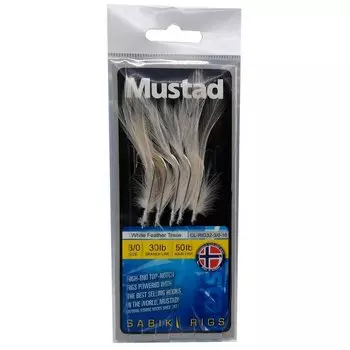Оснастки Mustad Feather Trace, белый