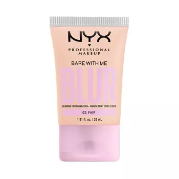 Основа под макияж bare with me blur Nyx Professional Makeup, цвет nr. 02: fair, 30 мл