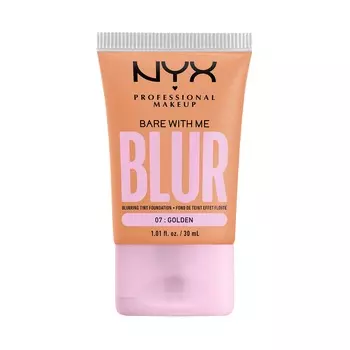 Основа под макияж bare with me blur Nyx Professional Makeup, цвет nr. 07: golden, 30 мл