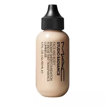 Основа под макияж для лица и тела studio radiance face and body radiant sheer foundation Mac, цвет nr. w0, 50 мл