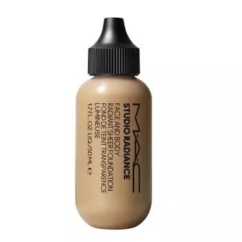 Основа под макияж для лица и тела studio radiance face and body radiant sheer foundation Mac, цвет nr. c2, 50 мл