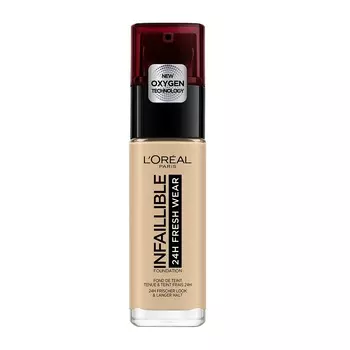 Основа под макияж infaillible 24h fresh wear foundation LOral Paris, цвет 100 linen, 30 мл