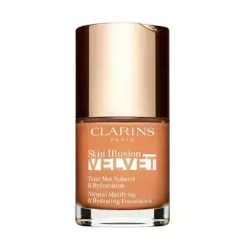 Основа под макияж с естественным финишем Skin Illusion Velvet Clarins, цвет chesnut