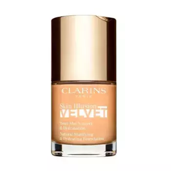 Основа под макияж с естественным финишем Skin Illusion Velvet Clarins, цвет nude