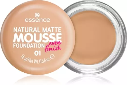 Основа в пене essence NATURAL MATTE MOUSSE, 01 16 g