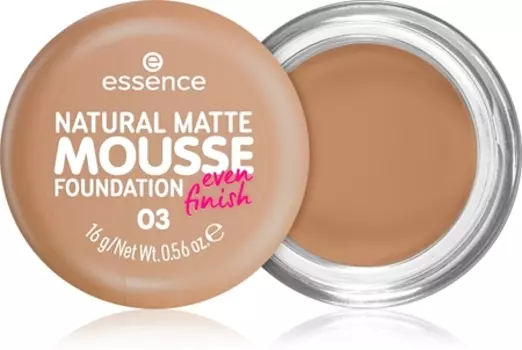 Основа в пене essence NATURAL MATTE MOUSSE, 03 16 g