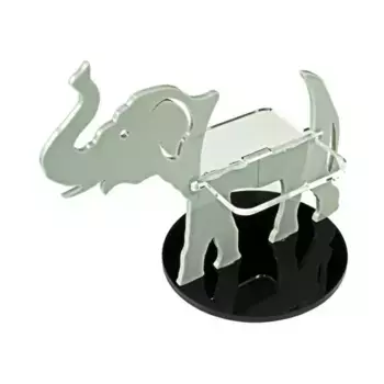 Основание 75 мм — крепление в виде слона/персонажа (серое), Token Sets - Mount Markers (28mm) (Litko Aerosystems)
