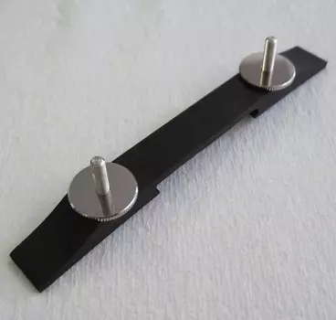 Основание Gretsch Bridge Ebony Nickel 0080631000 Bridge Base Ebony Nickel 008-0631-000