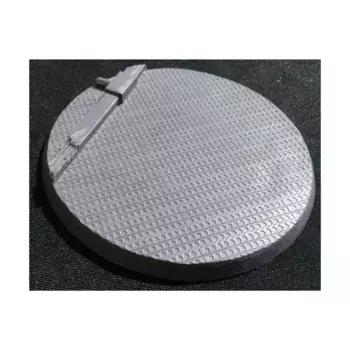 Основание со скошенной кромкой 100 мм — стальное покрытие, Miniature Bases - Steel Plating
