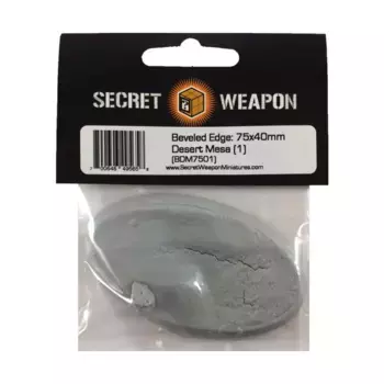 Основание со скошенной кромкой 75x40 мм — Desert Mesa, Miniature Bases - Desert Mesa