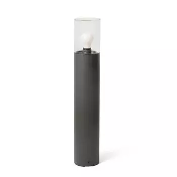 Основание светло-темно-серое с прозрачным стеклом H700 KILA 71749 FARO, черный