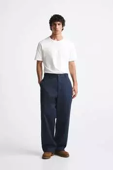 Основная легкая футболка ZARA, белый