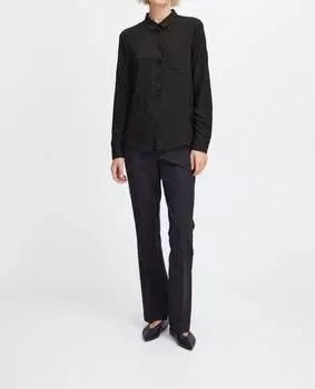 Основной топ черного цвета ICHI