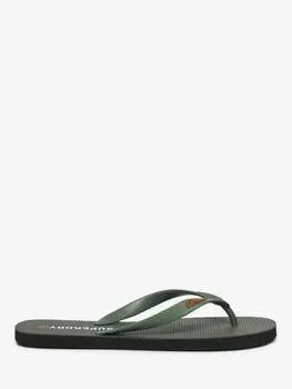 Основные незаменимые шлепанцы Superdry, цвет Army Khaki