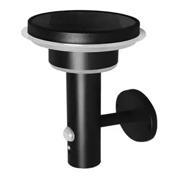 Osram Двойной круговой солнечный уличный настенный светильник 6W 3000K, черный