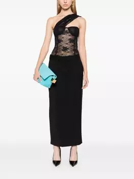 Osree боди с шарфом, черный