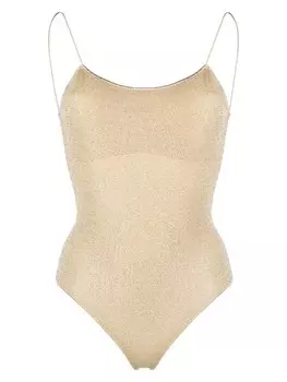 Osree купальник Lumiere с U-образным вырезом, золотой