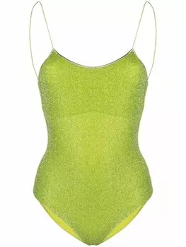 Osree купальник Lumire с люрексом, зеленый