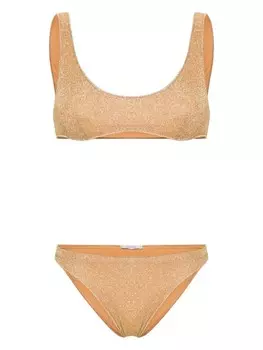 Osree спортивное бикини с люрексом Lumire, золотистый