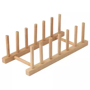 OSTBIT Подставка для тарелок, бамбук IKEA
